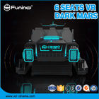 Attractive 9D Virtual Reality Simulator , 6 Seater VR Cinema Theater Tank Shape