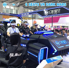 High ROI 9D VR Simulator Six Seats Virtual Reality Gaming Machine 1 Year Warranty