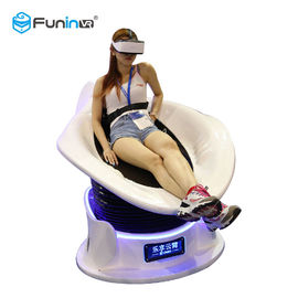 Adults 9D Virtual Reality Simulator Slide Simple Interface White Color