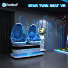 Blue + White 9D Virtual Reality Cinema Egg For Shopping Mall 1 Year Warranty