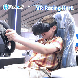 220V Kids / Children 9D VR Simulator VR Racing Karting Car 360 Degree