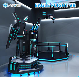 Single Player Standing Platform VR Flight Simulator 360 Degree Rotation