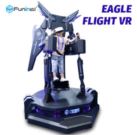 Single Player Standing Platform VR Flight Simulator 360 Degree Rotation