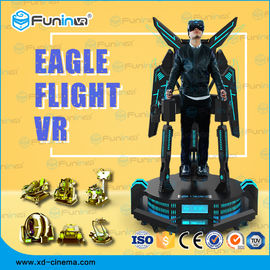 Interactive Game 9D VR Cinema Eagle Combat Flight Simulator With Shooting Guns