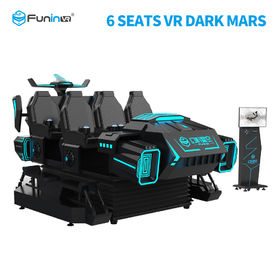 Coin System 9D VR Simulator VR Theme Park Ride 6 Seat Back Vibration