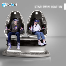 2 Players 9D VR Simulator 360 Degree Wind Blowing , Leg Sweep For 4+ Years Old