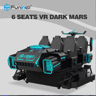 Stable 9D VR Cinema Driving Car Game Machine 9D 6 Players Amusement Park Rides