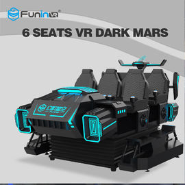 6 Seats 9D VR Cinema Simulator Virtual Reality Machine For Family 3.8KW