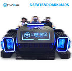 6 Seats 9D VR Cinema Simulator Virtual Reality Machine For Family 3.8KW
