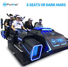 Kids Park Family 6 Seats 9D VR Simulator With Electric Crank Platform