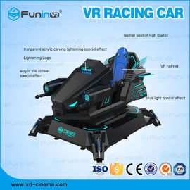 1 Player 100% Electric System 9D VR Car Racing Simulator In Theme Park