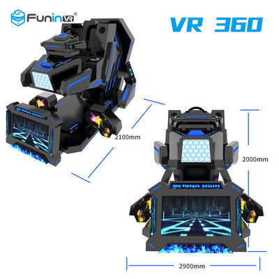 Leg Sweep 1.5KW 1 Person VR Flight Simulator For Youth