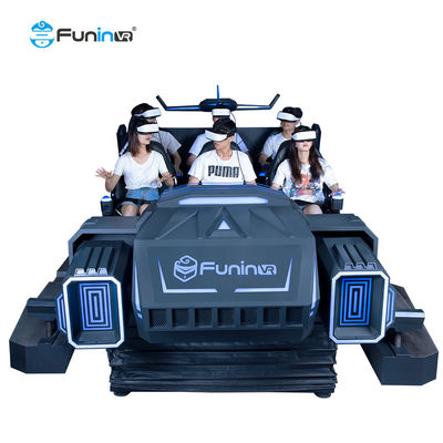 6 Seats Racing Motor Seat Vibration 9D VR Simulator