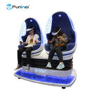 1 Seat 2 Seats 3 Seats 9D VR Simulator / 360 Degree Rotating VR Egg Chair For Amusement Park