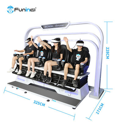 4 seats vr simulator 9D Cinema Simulator / Deepoon E3 9D Virtual Reality Machine