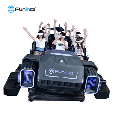 6seats 9d vr dark mars racing driving simulator vr theme park for sales