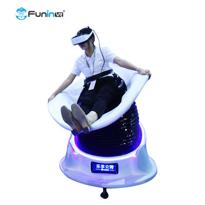 Rated load  120Kg virtual reality 9d egg chair space games vr slider