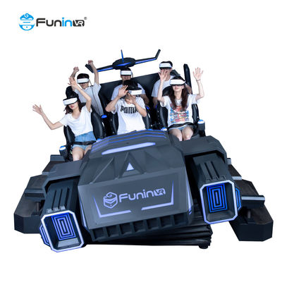 Theme Park Equipment 6 Seats 9D Virtual Reality VR Simulator Cinema with VR Movies