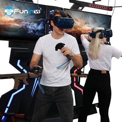 VR FPS Arena Music Game standing Shooting  2 Players Virtual Reality arcade games for sale