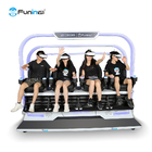 4 Seats Net Weight 609kg Virtual Reality park kid rides rolling Shooting Chair 9D VR Price