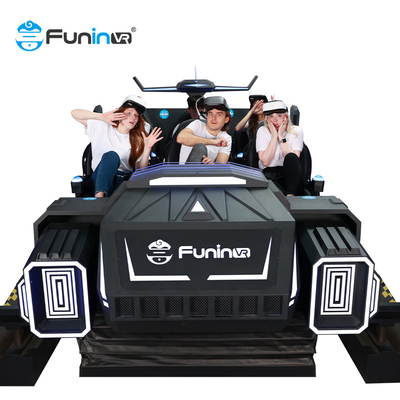 9D VR 6 seats  cinema simulator machine  Rated load 600KG VR Motion Platform Darkness Spaceship Simulator