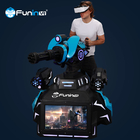 Hot selling gatling gun shooting arcade game machine virtual reality 9d VR walker shooting 9d vr standing platform