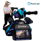 Hot selling gatling gun shooting arcade game machine virtual reality 9d VR walker shooting 9d vr standing platform