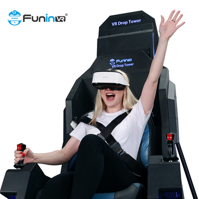 9D Virtual Reality VR Drop Tower Steel Metal 9D Machine 9D VR Simulator