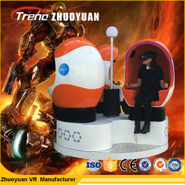 360 Degree Orange Interactive 9D Movie Theater With Cinema Game SGS Approved