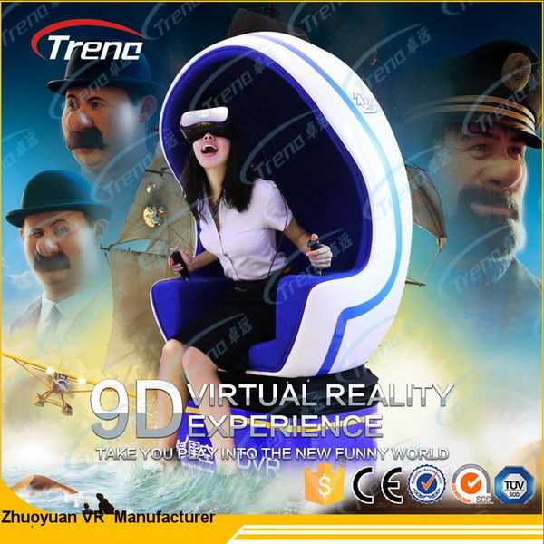 Shopping Center Video Game 9D Cinema Simulator Single Seat With 360 ° Rotating Platform