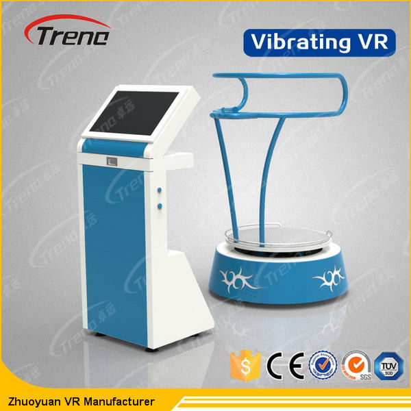 1080P 9D Standing Vibrating VR Simulator With Motion Electric Platform