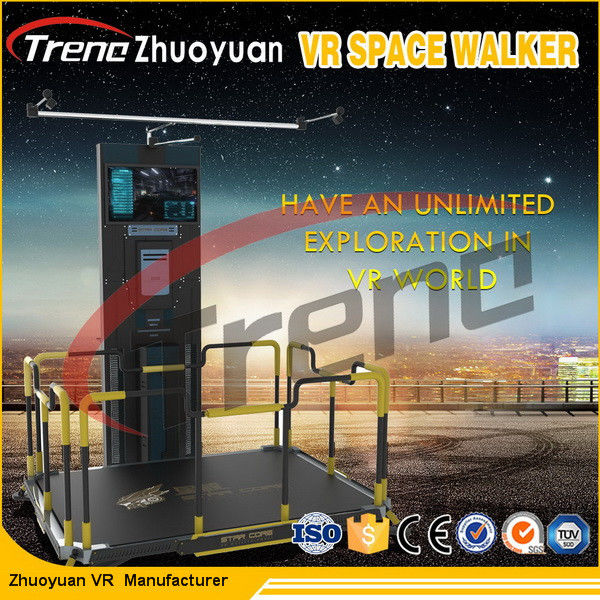 Single Player VR Space Walk Coin Operated For Mall Center AC 220 Volt