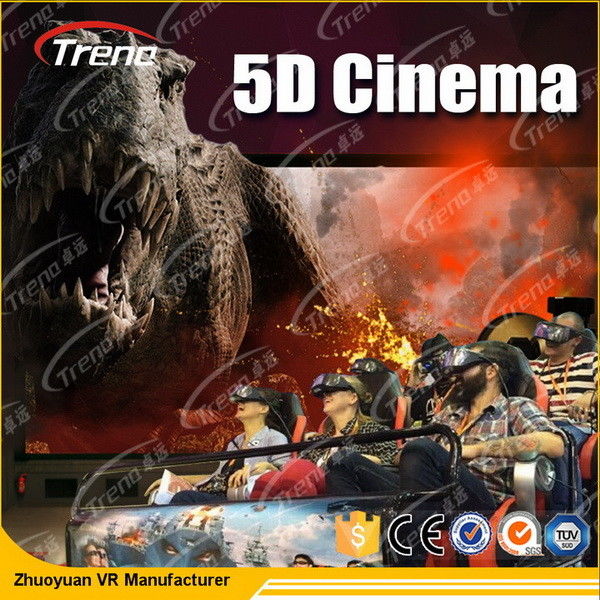 Motion Simulated 5d Cinema System Virtual Reality Cinema For Shopping Mall