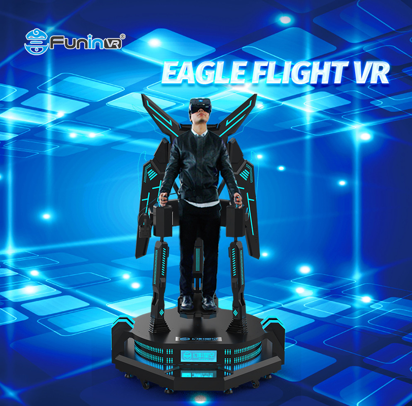 0.8kw Stand Up Flight VR Simulator Ultimate Platform High Motion Speed