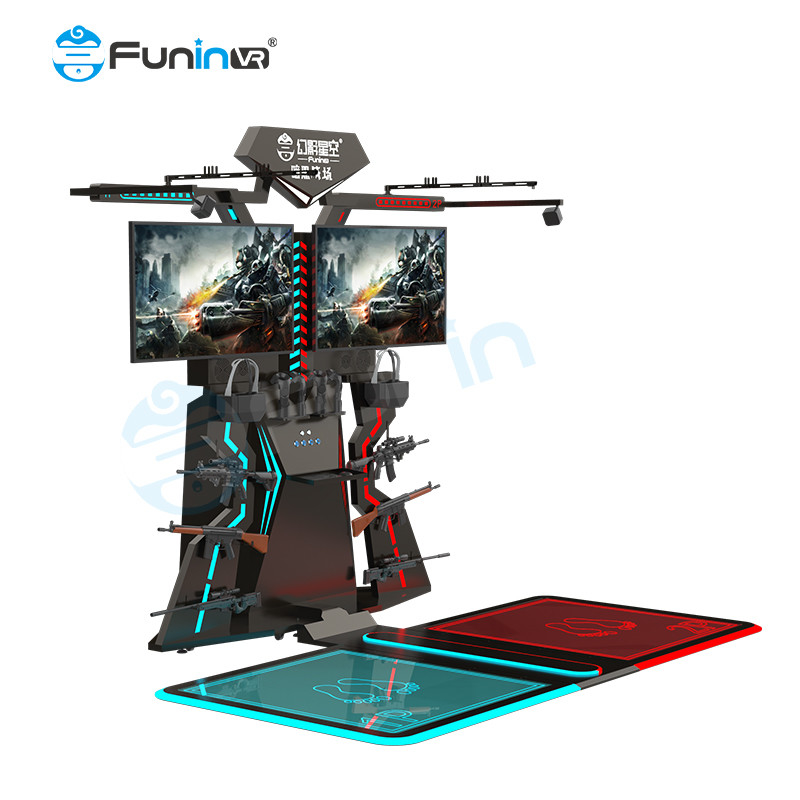 Experience the Thrill of 9D Walker Shooting Simulator with Surround Sound Audio and VR Headset Display