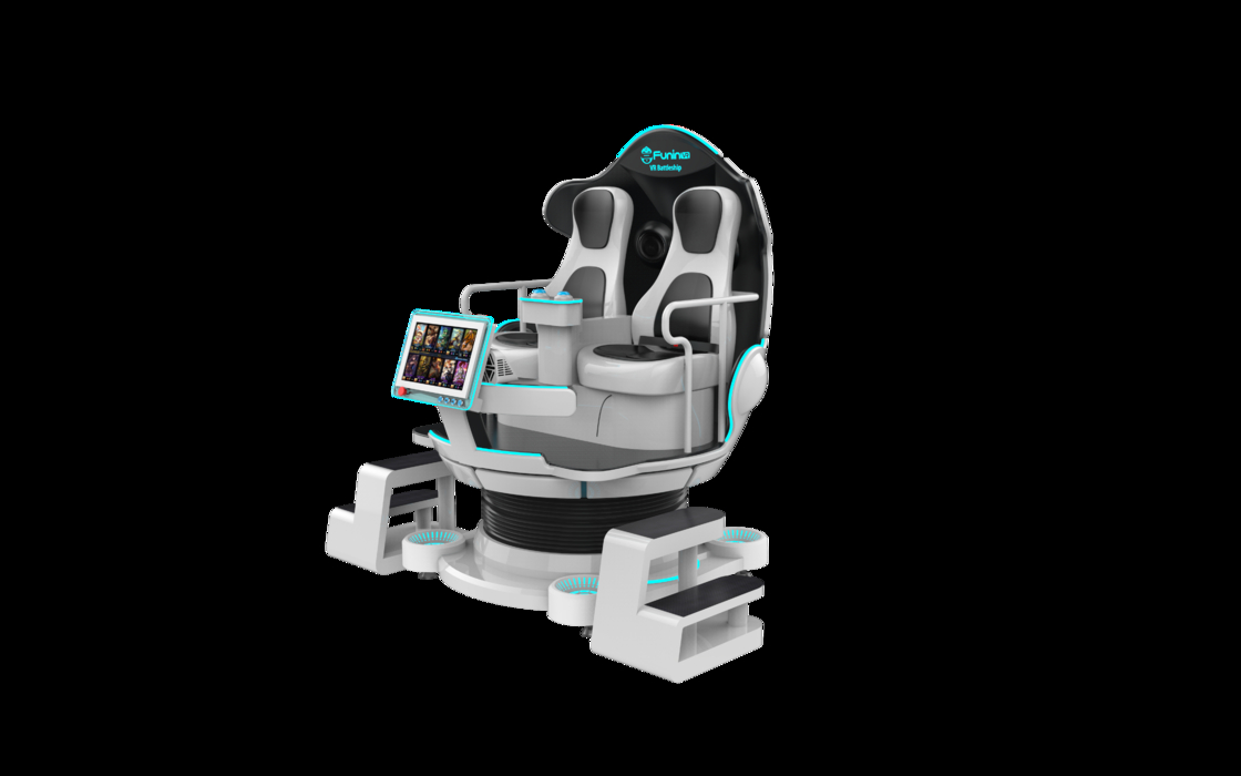 Experience the Next Level of Entertainment with 9D VR Simulator Steel Metal 1.5 KW Dynamic Exreme Theme