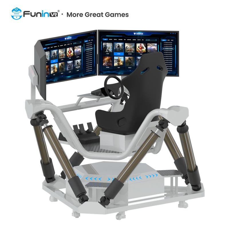 Racing Car Simulator with Three Screen Unleash the Full Potential of Your Entertainment Space with Innovative 9D Virtual Reality Cinema
