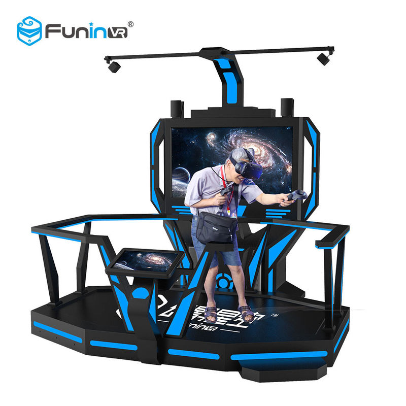 0.9KW 9D VR Space Walk Virtual Reality Platform Simulator With 55 Inch HD Displayer