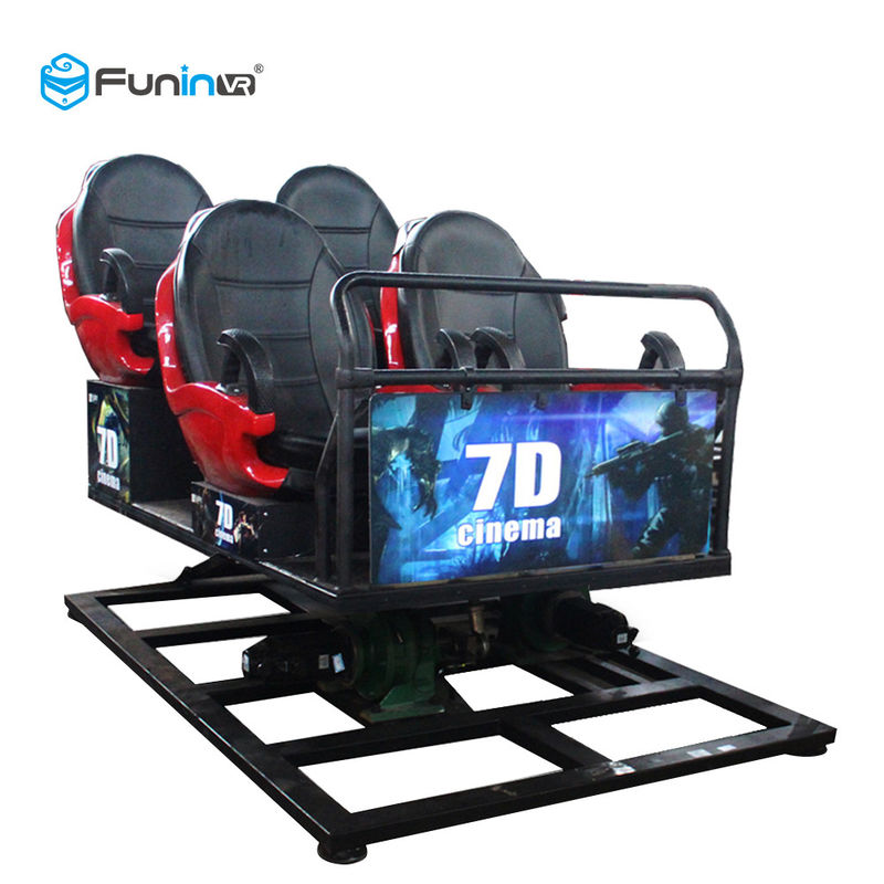Movie Theater 5D Cinema Equipment 220 V 6 DOF Movement 3.75-5.50KW 12 Months Warranty