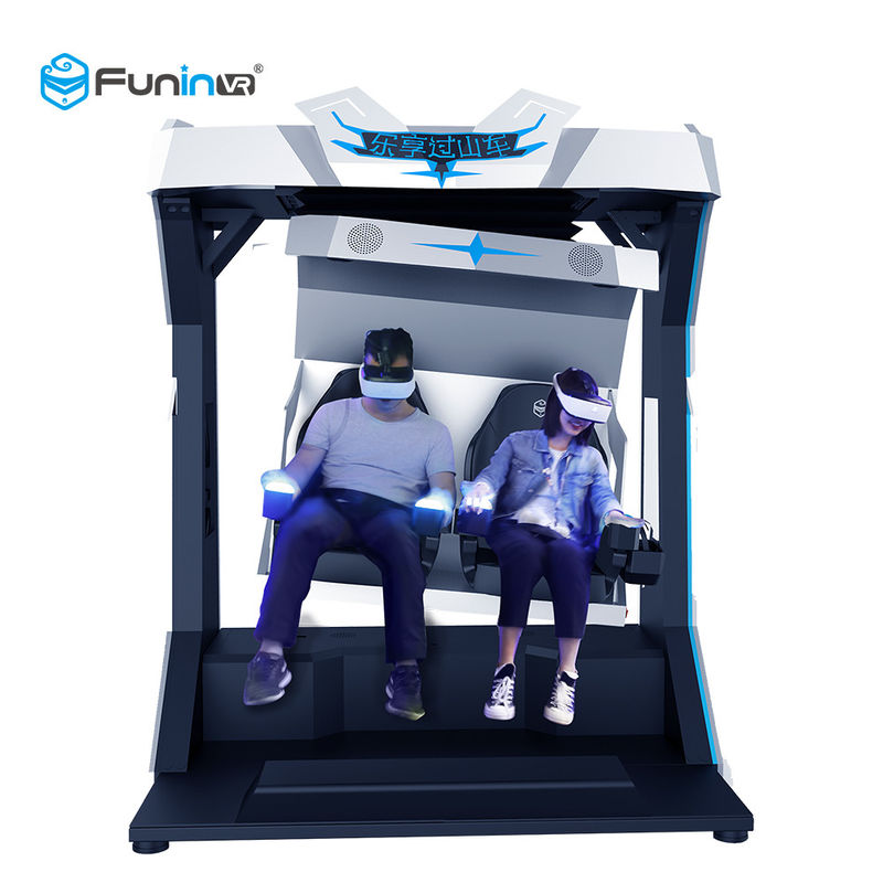 200kg 220V Funin VR China simulator roller coaster 9D VR chair two seat simulator for sale Sheet Metal