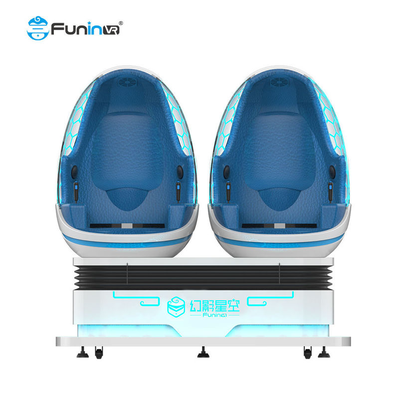 360 Degree Virtual Reality 9D VR Egg Chair Cinema Machine With 2 Seats