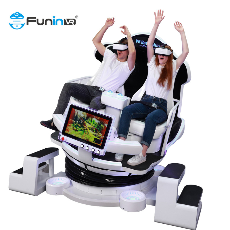 VR Battleship 9D Egg VR Chair Double 2 Players Virtual Reality Cinema Simulator