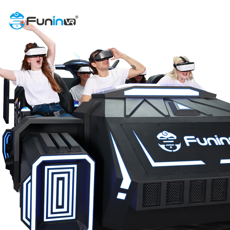 6 Seats Black 9D Vr Space Ship Design 9d Cinema Virtual Reality Simulation Rides Game Machine 9d Vr