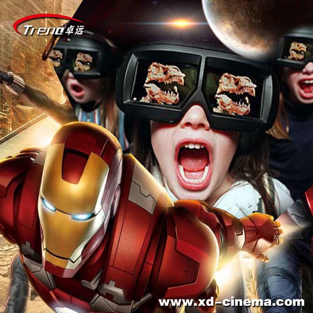 7 dimensions cinema Simulator Metal Screen 6 / 9 Seats With Wind Effects For Multiplayer CS Fights
