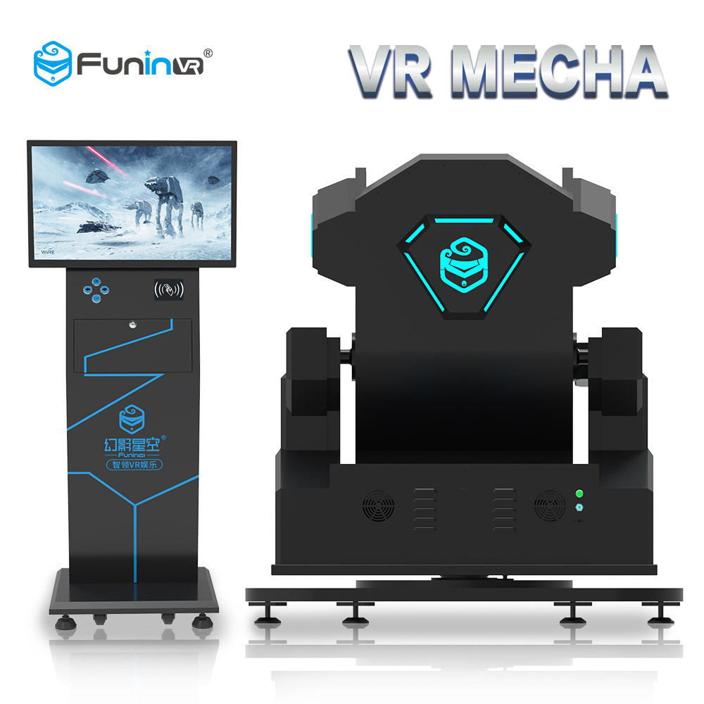 Theme Park 9D VR Vibrating Simulator With Pneumatic 6 Dof Platform
