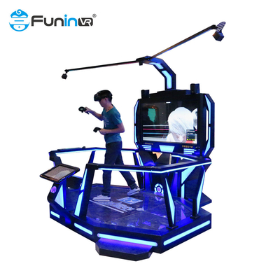 Top Interactivity Station 9D Virtual Reality Beat Game Machine Blue With Black