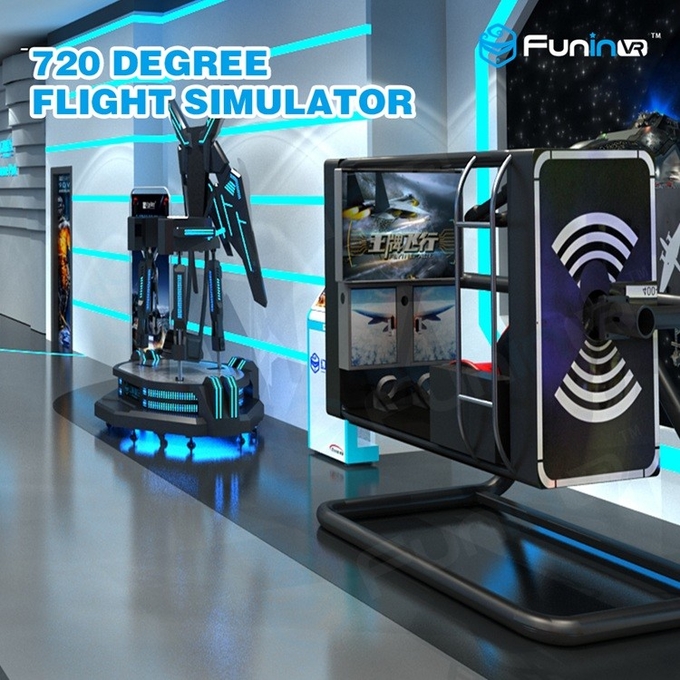720° Virtual Reality Flight Simulator With Motion Control / Full